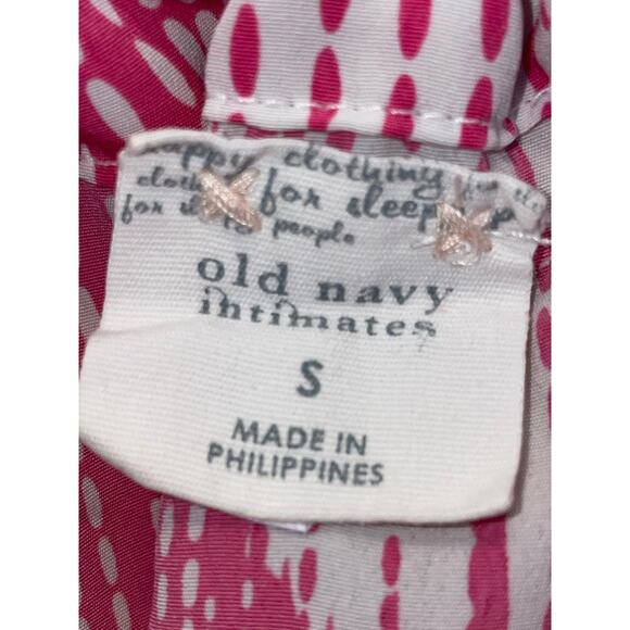Old Navy Intimates Pink & White Sleepwear Gown size Small - Picture 2 of 4